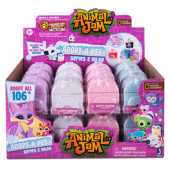 The Animal Jam Whip: Animal Jam Adopt-a-Pet Igloos Series 2 Toys